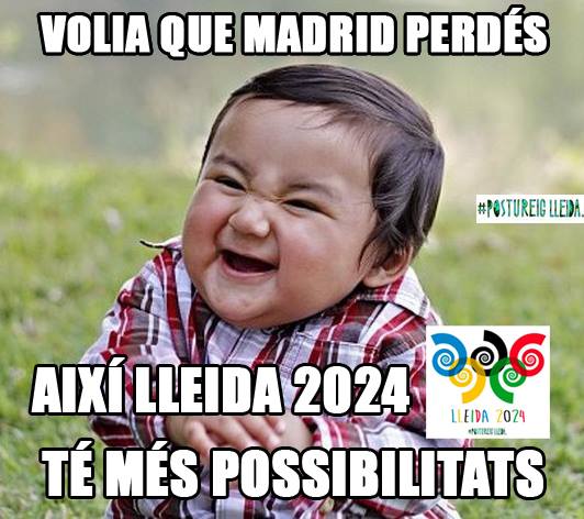 Ho sento, però... #Lleida2024 més a prop!