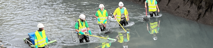 ⏯️ Buiden el canal de Gavet per fer tasques de manteniment i millora