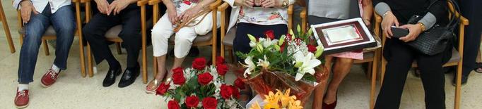 Homenatge a una àvia centenària a Tàrrega