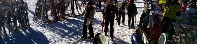 Les pistes garanteixen la pràctica de l'esquí malgrat les altes temperatures del pont