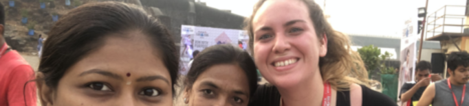 La lleidatana Elena Aguilar participa en la mitja marató de Barcelona per ajudar les dones de l'Índia