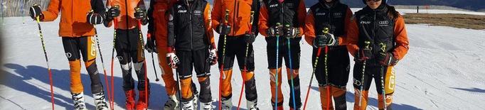 Cinc esquiadors del CEVA, al Top 10 del Català de la Molina