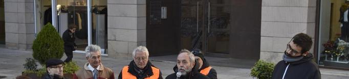 La Marea Pensionista reuneix una vintena de persones a Lleida