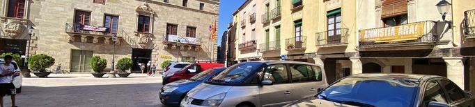 La plaça Major de Cervera es queda sense aparcaments