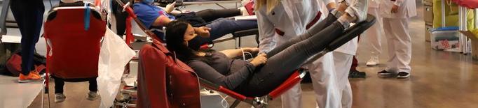 Més de 160 donants de sang a La Llotja