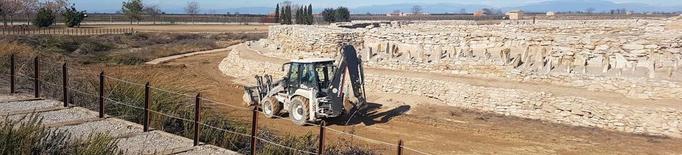 Arbeca inicia la restauració de la fossa del jaciment dels Vilars