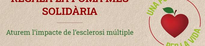    Campanya Online Una Poma per la Vida: 13-25 d’octubre  Pomes virtuals per aturar l’impacte de l’esclerosi múltiple