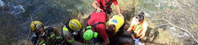 Ferida greu a Rialp en caure des d'un pont de fusta que s'ha trencat