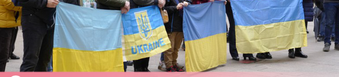 El poble ucraïnès, establert a Lleida, celebra el 32è aniversari del Dia de la Independència d'Ucraïna
