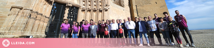 Els clubs esportius de Lleida, units pel color bordeus