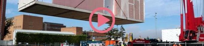 ⏯️ Comença el muntatge del mòduls del nou edifici de l'Arnau de Vilanova