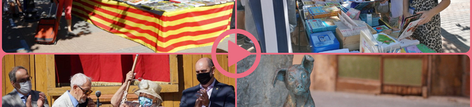 ⏯️ L'Encontats homenatja Josep Vallverdú amb una escultura del popular personatge Rovelló