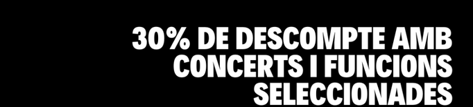 Black Friday a LaTemporada Lleida amb tarifes especials en 11 espectacles de música i teatre