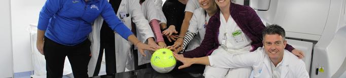 Partits de futbol solidaris amb el Servei d’Oncologia Radioteràpica de l'Arnau de Vilanova