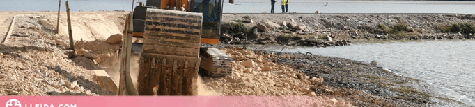 ⏯️ La CHE comença els treballs per mobilitzar els sediments a la cua del pantà de Riba-roja i Mequinensa