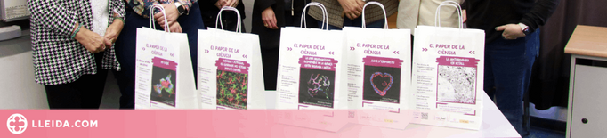 Comerços de Lleida repartiran bosses amb missatges científics per divulgar investigacions de l'IRBLleida