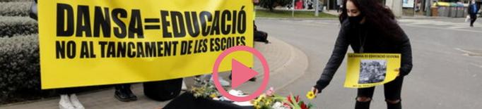 ⏯️ "Enterrament" de la dansa a Lleida per denunciar la situació crítica que viu el sector