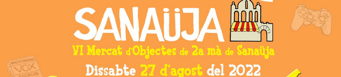 La 6a edició del Flea Market omple la Plaça Major de Sanaüja