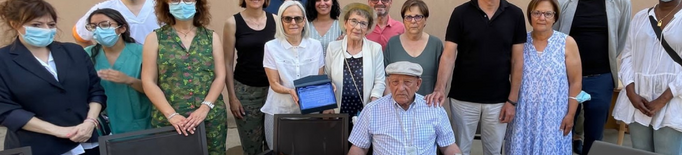 Lliuren la medalla centenària a dos veïns de Lleida i Tàrrega