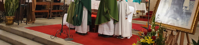 Benedicció del nou altar de Sant Gaietà a Aitona