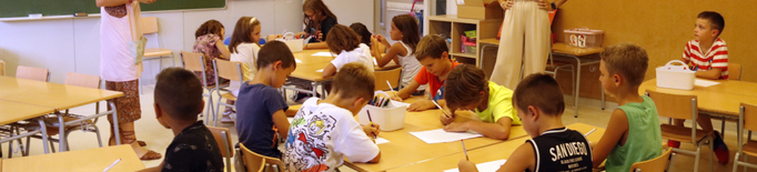 ⏯️ Un 60% dels alumnes d'una escola de Lleida s'acullen a l'hora de lleure el primer dia de classe