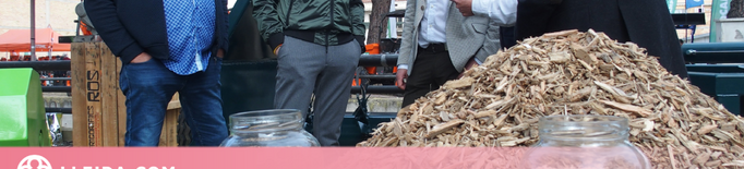 Presenten una màquina trituradora de biomassa per a palets, palots i restes de poda a la Fira Sant Josep