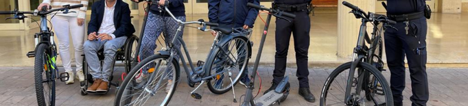 Torrefarrera suma tres bicicletes i dos patinets elèctrics a la flota de vehicles municipals
