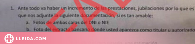 Els Mossos alerten d'una estafa a la gent gran per correu ordinari 