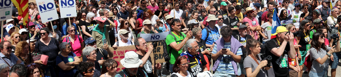 ⏯️ Manifestació "històrica" en contra dels Jocs d'hivern