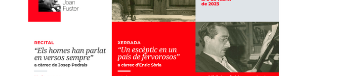 La Biblioteca Pública de Lleida commemora el centenari del naixement de Joan Fuster