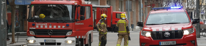 Els Bombers reben 5 avisos a Lleida per la caiguda d'arbres i branques pel fort vent