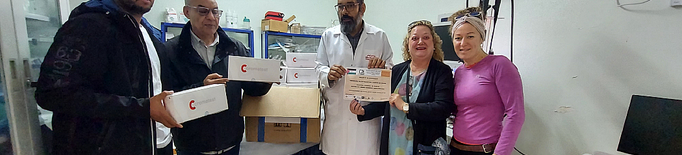 Una associació de Guissona viatja als campaments de refugiats sahrauís amb kits per a la detecció del càncer de Còlon