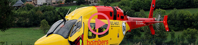 ⏯️ L'helicòpter de rescat amb base a Tírvia ha fet uns 260 serveis al Pirineu des de l'1 de juliol