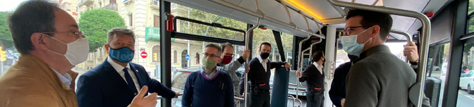 Autobusos de Lleida prova nous vehicles elèctrics