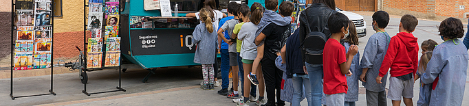 La caravana ’iQUIOSC.cat en ruta’ distribueix més de 4.500 revistes per terres lleidatanes