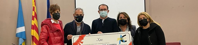 Donatiu de més de 5.000 € a l'Associació Contra el Càncer de Lleida