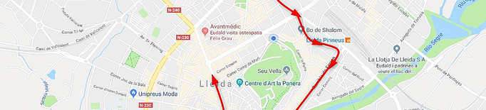 Restriccions de trànsit a Lleida amb motiu de la celebració de Sant Antoni Abat