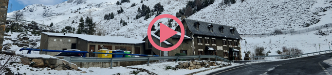 ⏯️ Lleu nevada primaveral als Pirineus