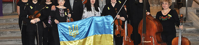 Solsona acull el concert solidari pro Ucraïna de l'Orquestra Cadí i el violista Andry Vytovych
