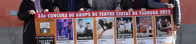 El 33è Concurs de Grups de Teatre Ciutat de Tàrrega aposta per la comèdia i els musicals