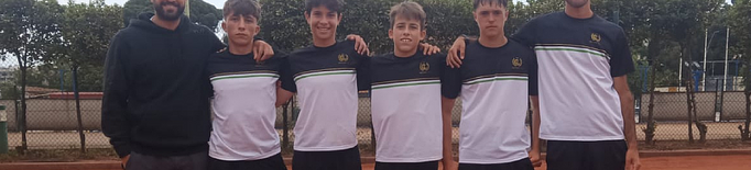 El cadet del Club Tennis Lleida, subcampió de la Lliga Catalana en perdre la final davant el RCT Barcelona