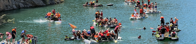 Balaguer suspèn la baixada de barques de la Transsegre per la sequera