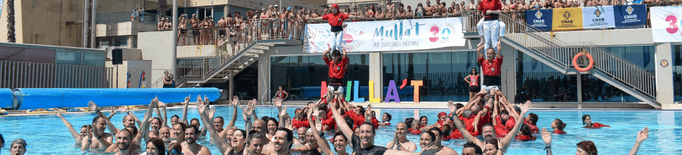 ⏯️ Prop de 100.000 persones es llencen a la piscina en el 30è "Mulla't per l'Esclerosi Múltiple"