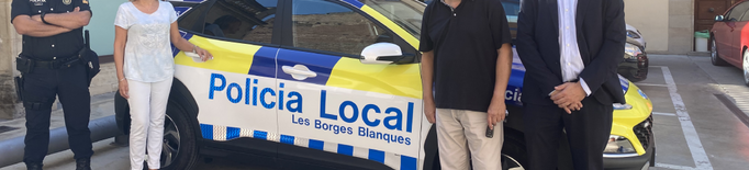 Un nou vehicle més sostenible per a la Policia Local de les Borges Blanques