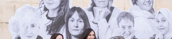 Un mural de grans dimensions visibilitza les dones transformadores del Pla d'Urgell