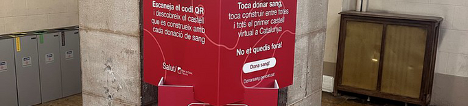 Lleida participa en l'escultura virtual de la Marató de Sang 2024