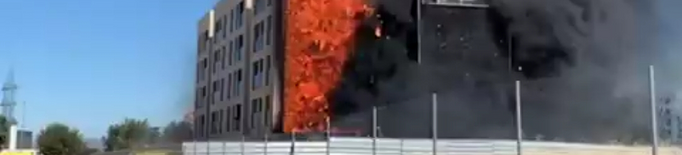 ⏯️ Espectacular incendi en un edifici de Lleida