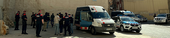 Tres detinguts en una operació policial contra el tràfic de drogues al Centre Històric de Lleida