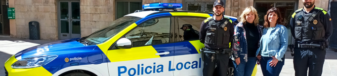 La Policia de Tàrrega estrena el seu primer vehicle logotipat segons els nous estàndards europeus