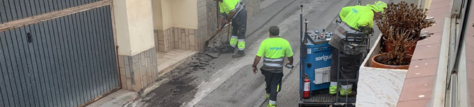 Corbins realitza les obres d'arranjament de 5 carrers del municipi
